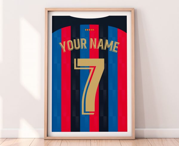 Barcelona FC Shirt Poster