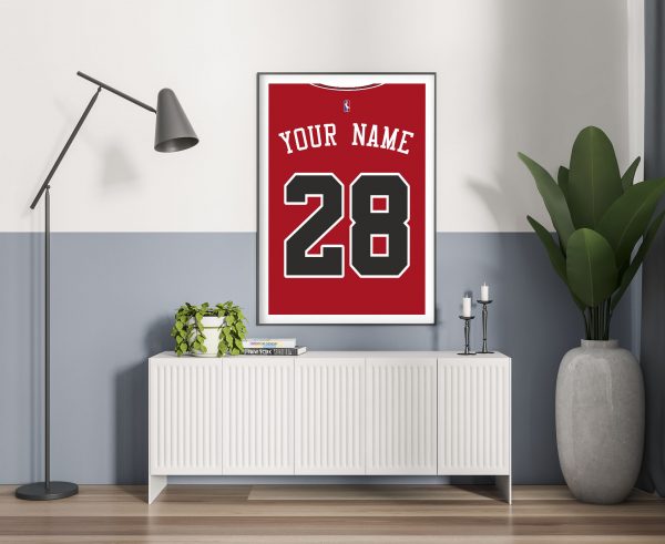 Chicago Bulls Jersey Poster Print