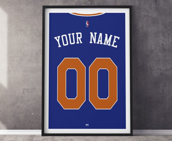 New York Knicks Jersey Poster Print