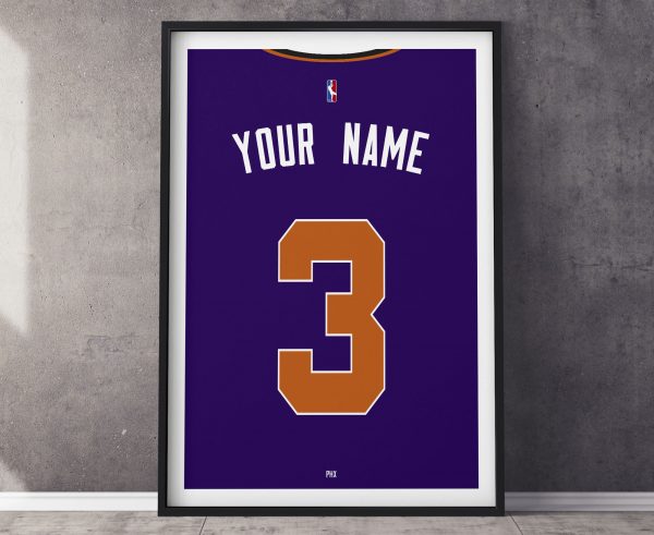 Phoenix Suns Jersey Poster Print