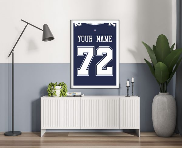 Dallas Cowboys Jersey Poster Print