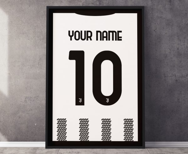 Juventus FC Home Shirt Poster