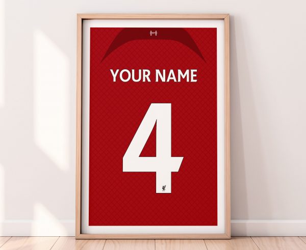 Liverpool FC Shirt Poster