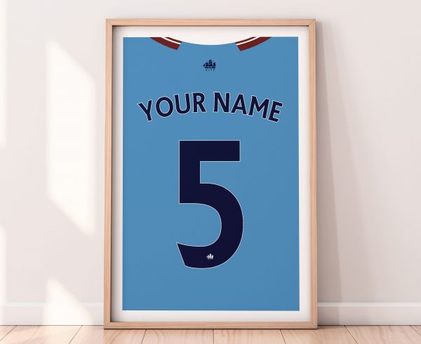 Manchester City Shirt Poster print