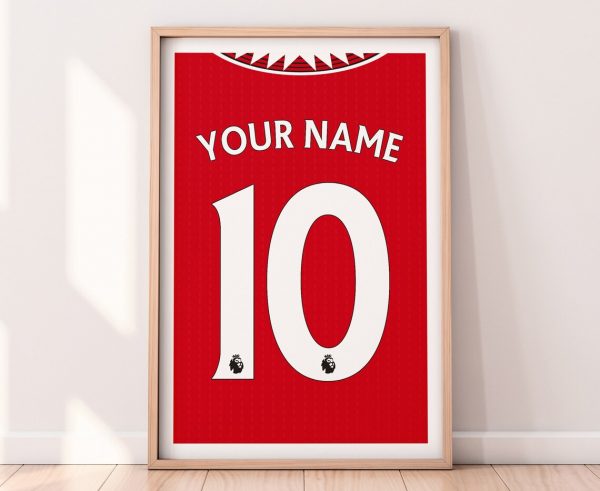Manchester United Shirt Poster