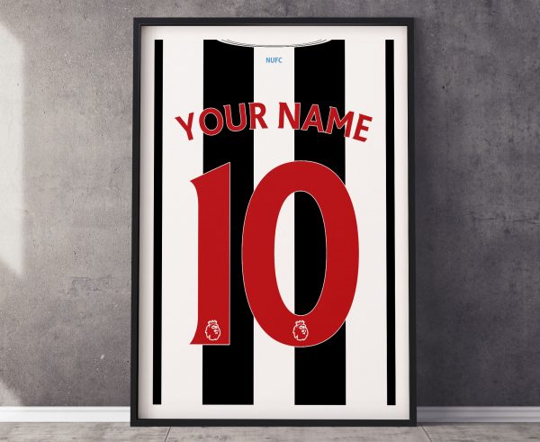 Newcastle United Shirt Poster