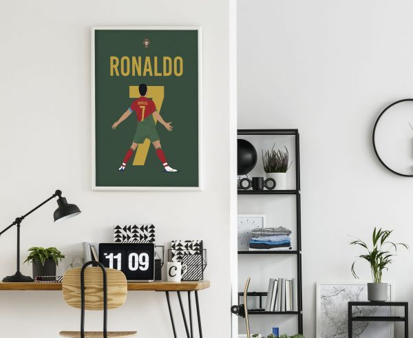 Cristiano Ronaldo Illustration Poster