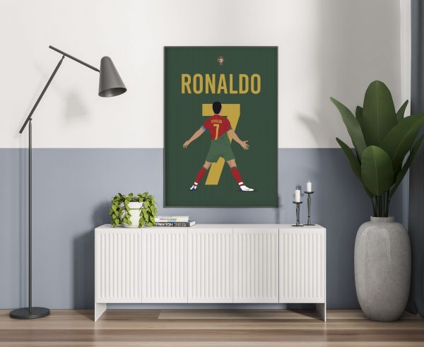 Cristiano Ronaldo Illustration Poster