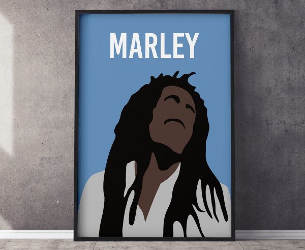 Bob Marley Illustration Poster