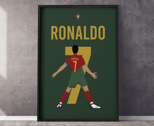 Cristiano Ronaldo Illustration Poster