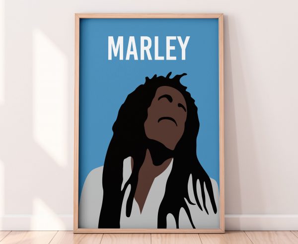 Bob Marley Illustration Poster