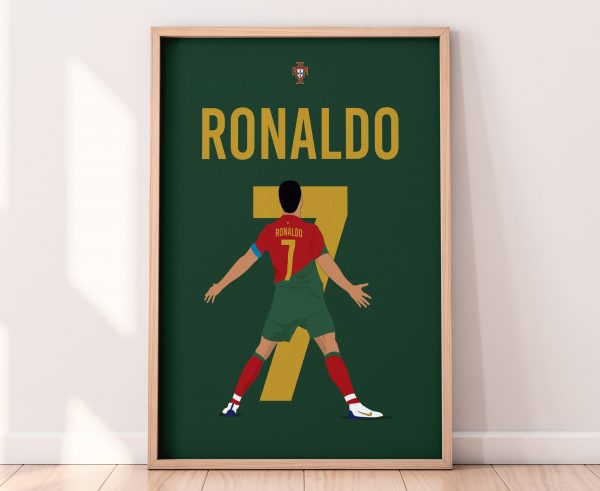Cristiano Ronaldo Illustration Poster